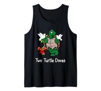 Two Turtle Doves Twelve Days of Christmas Funny Tank Top