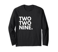 Two Two Nine Area Code 229 Albany Georgia Long Sleeve T-Shirt