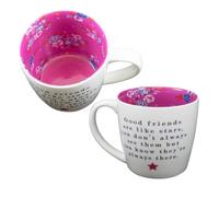 Two Up Two Down Mug ~ Ceramic Tea/Coffee ~ Inside Out Mug - Friends Like Stars