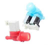 Two Water Inlet Valves for For washing Machines with High Pressure Resistance and Standard Compliant Unidirectional Flow Design