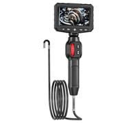 Two-Way Articulating Borescope Camera with Light: 3.9mm/6mm Industrial Endoscope Inspection with Automotive(U400-4mm-1m)