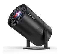 [Two-Way Bluetooth 5.2] Mini Portable Projector 1080P HD Multi-Angle Projection, Tecaki Smart Projector with 180°Rotatable Stand Auto Keystone Correction Long Lens Life for Home Theater Outdoor