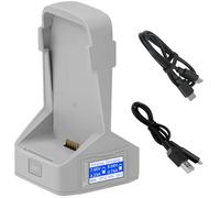 Two-Way Charging Hub For DJI FLIP Battery Manager with Digital Display Screen Storage Charging Vertical Two-Way Charger with Charging Cable Drone Charging Accessories