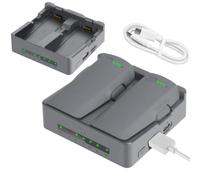 Two-Way Charging Hub for DJI Neo 2, Drone Battery Charging Station 45W Fast Charger for Neo 2 Two Batteries Charging Sequentially, Drone Accessories