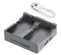 Two-Way Charging Hub for DJI NEO 2, Fast Charger Case Station Battery Manager with Charge Cable for Neo2 Intelligent Flight Battery, Support PD30W Charging 2 Batteries in just 37 Minutes