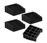 Two-Way Door Stop, Rubber Door Stopper, Home Anti-slam Wedge, Compact and Easy to Store, Versatile Use, 6.2x6.2x2.5cm, for Room Privacy, Living Room