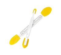 Two-Way Grout Caulk Finishing Tool - 4 Size 2 Pieces Set - Easy Easycaulking Smoothing Finger Finisher Tips Set for Toilet Brick Skirting Kitchen Bathroom - Rubber Spatula Spreader