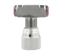 Two-Way Hydraulic Flow Control Valve 5800 PSI Throttle Valve for Water Feature Irrigation Motorized Ball Systems G1/4(STB G3/8)