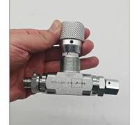 Two-Way Hydraulic Throttle Valve STB-G1/4 or STB-G3/8 with 08L Connector, Carbon Steel Flow Control for Cylinder Speed Regulation, 46 GPM, 5800 PSI(STB-G3/8)
