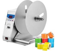 Two-Way Label Rewinder, Automatic Label Rewinder Machine, 15-50 RPM/Maximum Diameter: 218mm (8.58"), for Various Printers, Office, Warehouse