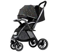 Two-Way Large Wheel Foldable Baby Stroller can sit or Lie Down portablehigh view0-3 Years oldfour-Wheel Shock-absorbingBaby Stroller I,31 * 54 * 92CM