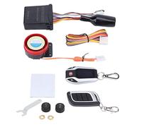 Two Way Motorcycle Alarm System with LCD Remote Key, 12V Anti Theft Kit with Remote Start and PKE Sensing for Off Road Vehicles and Electric Bikes, 105 to 125db Speaker and Gauge (with Tire Pressure