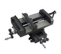 Two-Way Moving Vise for 3-8 Inch Projects - Versatile Tool for Grinding, Cutting, and Tapping in Various Large Jobs
