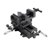 Two-Way Moving Vise for 3-8 Inch Projects - Versatile Tool for Grinding, Cutting, and Tapping in Various Large Jobs