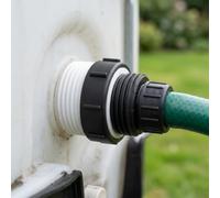 Two-Way Plastic Adapter for IBC Tons 62mm to 54mm(58mm) | Fits for ton barrels, 62mm to 54mm conversion, black PP material, thick and thin wires, safe connection