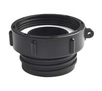 Two-Way Plastic Adapter for IBC Tons 62mm to 54mm(62mm) | Fits for ton barrels, 62mm to 54mm conversion, black PP material, thick and thin wires, safe connection