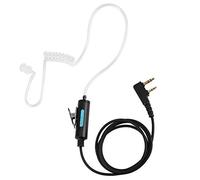 Two Way Radio Earpiece with Clear Acoustic Tube Walkie Talkie 2 Pin Security Headset with Mic for SAMCOM Radios