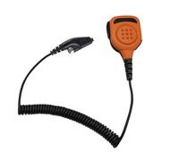 Two Way Radio Shoulder Mic Remote Speaker Microphone with 3.5mm Audio Jack for Kenwood Nexedge Viking nx200 nx300 nx5200 nx5300 nx 3220 5300 tk2180 vp600 Walkie Talkie (Orange)
