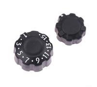 Two Way Radio Volume Knob Black D-Shape Replacement