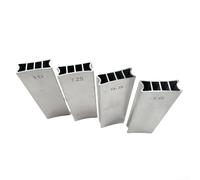 Two-Way Radius Sanding Block 150mm Aluminum for Fret Leveler(9.5 20)
