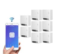 Two Way Smart Switch 10A AC100-240V Works with Amazon Alexa Google Home Assistant Nest Supports DIY Mode Allows to Flash the Firmware 8pcs