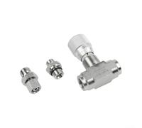 Two-Way Throttle Valve 08L Connector Bidirectional Flow Restrictor High Pressure 5800 PSI Steel for Hydraulics(STB-G3/8)