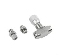 Two-Way Throttle Valve 08L Connector Efficient Hydraulic Component Solid Carbon Steel 5800 PSI G1/4 G3/8 NPT Thread for Actuators(STB-G3/8)