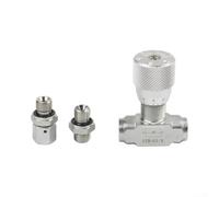Two-Way Throttle Valve 08L Connector Precision Flow Regulator Carbon Steel 5800 PSI for Actuators Pumps Compressors Industrial Use G1/4 G3/8(STB-G1/4)