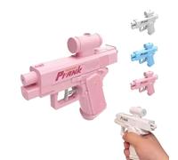 Two-Way Water Gun - Double Nozzle Prank Toy for Summer Fun, Reverse Spray, Beach Pool Water Battles, Surprise Splash Toy (Pink)