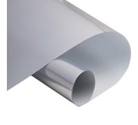 Two Way Window Film Privacy Day And Night, Window Privacy Film Sun Blocking/ Household Sunroom Sunshade Sticker for Living Room Bedroom Office Balcony Sliding Door ( Color : Silver , Size : 40x200cm/(
