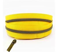 Two Way Zip 1-5Meters 5# Bronze Nylon Zippers Tape with Zipper Slider Head Plastic Coil Zips Clothing Decor Zip Repair Kits DIY Accessories