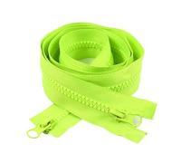 Two-Way Zip 2/5Pcs 80-150cm Sewing Zippers for Clothes Separating Zipper 5# Open-End Double Sliders Bags Zip(Green,No5-2Pcs,150cm)