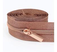 Two-Way Zip 2pc 1-5M 5# Nylon Zipper Tape with Zippers Slider for Bag Clothing Coil Zips Pulls Decoration Zip Repair Kit DIY Sewing Accessories(Color-03,2Meters)