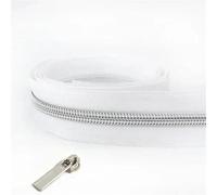 Two-Way Zip 2pc 2-10M 3# 5# Nylon Zippers Tape At Bag Backpack Zipper Slider Coat Jacket Zips Pulls Repair Kits DIY Sewing Accessories(Khaki,2Meters,Color-03)