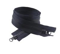 Two Way Zip 5# 1Pc Colorful Resin Zipper 80-150cm Open-End Zippers Clothing Decor Zip Backpack Closure Zips Luggage Sewing(Deep Blue,No5-120cm)