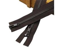 Two Way Zipper 3pc 5# Resin Zippers Double Slider Open Ended Zipper for Sleeping Bags Sofa Garments Craft Sewing L: 50/60/70/80/100/150/200cm200cm(Dark Coffee,70cm x 1pc)