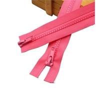 Two Way Zipper 3pc 5# Resin Zippers Double Slider Open Ended Zipper for Sleeping Bags Sofa Garments Craft Sewing L: 50/60/70/80/100/150/200cm200cm(Peach,70cm x 1pc)