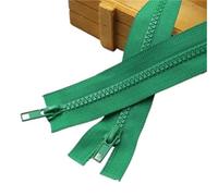 Two Way Zipper 3pc 5# Resin Zippers Double Slider Open Ended Zipper for Sleeping Bags Sofa Garments Craft Sewing L: 50/60/70/80/100/150/200cm200cm(Dark Green,150cm x 1pc)