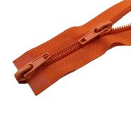 Two Way Zipper 5# Nylon Double-slider Zipper Sleeping Bag With Fine-tooth Clothing Top And Bottom Open With Tail Extended Length(Orange-60cm)