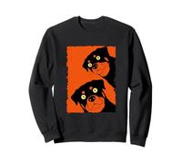 Two Weird Rottweilers Horror Style Meme Creepy Sweatshirt
