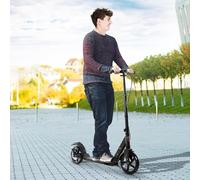 Two Wheel Scooter For Adults And Teens, Adjustable Height Folding, Sturdy Wheels Foldable With Hand Brake,Shock Absorption For A Smooth Ride,Lightweight