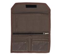 Two Wheeler/Car Document Holder, Vehicle Document Storage Wallet for Registration & Insurance Card, Driving Licence, RC Book, PUC- Brown-23.5 x 11 cm
