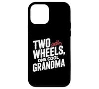 Two Wheels One Cool Grandma Motorcycling Ride Biker Case for iPhone 12 mini