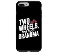 Two Wheels One Cool Grandma Motorcycling Ride Biker Case for iPhone 7 Plus/8 Plus