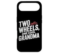Two Wheels One Cool Grandma Motorcycling Ride Biker Case for iPhone Air
