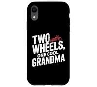 Two Wheels One Cool Grandma Motorcycling Ride Biker Case for iPhone XR