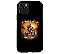 Two Wheels One Life Make It Count Dirt Bike Rider Motorbike Case for iPhone 11 Pro