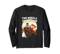 Two Wheels ONE Mission Cycling Adventure Long Sleeve T-Shirt