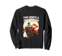 TWO WHEELS ONE MISSION Cycling Adventure Sweatshirt