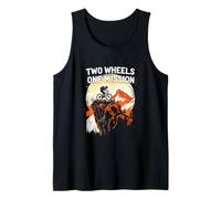 Two Wheels ONE Mission Cycling Adventure Tank Top